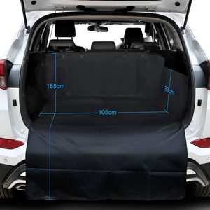 Tapis de protection pour animaux de compagnie, en tissu Oxford noir, imperméable, rectangulaire, pour coffre de voiture, pour chiens - Product Image 2