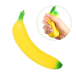 Popular Sale 10cm Banana PU Slow Rebound <b>Squishy</b> Toy Stress-Relieving Squeeze Toy for Kids of All Ages for Busy Days - Product Image 1