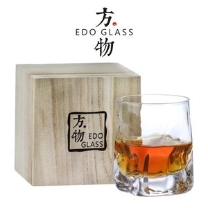 Bicchiere da Whisky Quadrato con Fondo Spesso in Stile Giapponese, Coppa Irregolare Artistica in Cristallo Edo, Calici per XO e Brandy, Regali Aziendali, Bicchiere Dritto per Cocktail - Product Image 2