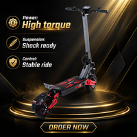 Trottinette électrique pliable pour adulte, batterie au lithium 60V 28Ah, longue portée, moteur sans balais, batterie de grande capacité 1680Wh, pour les trajets quotidiens