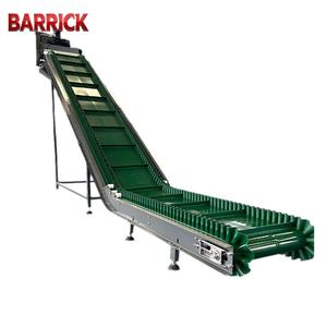 Gıda İşleme Hatlarında Paketlenmiş Atıştırmalıkların Dikey Kaldırılması İçin PVC Gıda Sınıfı Modüler Bantlı Elevatör Konveyör - Product Image 1