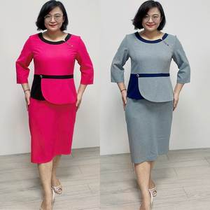 En Oferta, Vestido de Oficina de Calidad para Mujer, Talla Grande, Ropa Africana para Mujer, Vestido Informal - Product Image 2