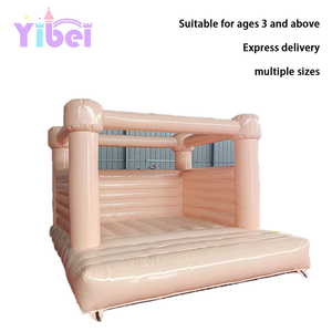 Castillo Inflable Pequeño para Interiores y Exteriores, Mini Castillo Inflable Blanco Usado, <span class=keywords><strong>Precios</strong></span> de Castillo Inflable Combinado con Tobogán de Agua en Venta - Product Image 2