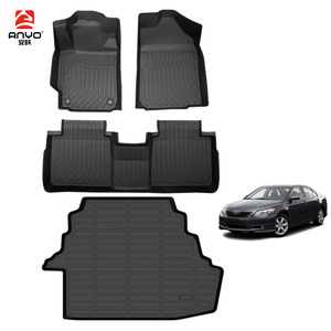 Alfombrillas de Coche 3D de TPE para Todo Clima para <span class=keywords><strong>Toyota</strong></span> Camry 2007-2011, Alfombrillas para Maletero, Bandeja para Maletero, Alfombras Profundas - Product Image 2