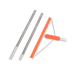 <span class=keywords><strong>Balai</strong></span> magique avec raclette et manche en acier inoxydable 2-en-1, nettoyeur de sol et de fenêtre mural pour la maison (vente en gros) - Product Image 3