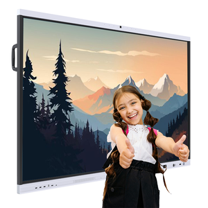 หน้าจอแสดงผลแบบอินเทอร์แอคทีฟขนาด 75 นิ้ว 110 นิ้ว สมาร์ทไวท์บอร์ดแบบสัมผัส ทีวี 4K UHD สมาร์ทมัลติมีเดียทีวี สำหรับการสอนในโรงเรียน - Product Image 4