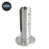 Aleader – Spigot en verre moderne à bas prix, en acier inoxydable 2205, pour montage sur terrasse, pour balustrade d'escalier en verre de 12 mm, modèle LS-BRF