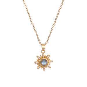 Collier ras du cou tendance « <span class=keywords><strong>Je</strong></span> <span class=keywords><strong>t</strong></span>'<span class=keywords><strong>aime</strong></span> » en 100 langues, design classique avec pendentif étoile - Product Image 1