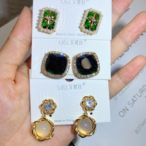 Aretes, venta al por mayor de China, bisutería, joyería de moda para mujer, diseños de pendientes, pendientes para mujer, pendientes largos de plata 925 - Product Image 3