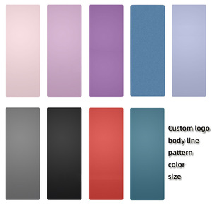 Esterilla de goma natural para yoga PU, esterilla de goma antideslizante sostenible con logotipo personalizado, esterilla de yoga PU - Product Image 5