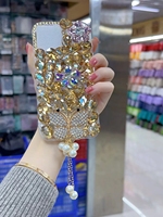 Étui de téléphone portable fait main avec cristaux de luxe et diamants 3D pour iPhone 11 12 13 14 15 16 17 Plus Pro Max