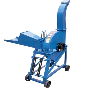 New design automatic petrol chaff cutter and grinder machine animal grass straw crusher