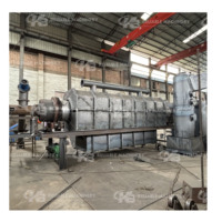 Nueva Horno de Carbonización Continua de Cáscara de Coco de Alta Calidad, Pequeño, para Biochar y Pirólisis, con Motor de Alta Potencia