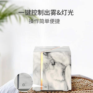 เครื่องทำความชื้นอัลตราโซนิกแบบลายหินอ่อนพร้อมไฟ LED สำหรับใช้ในบ้าน ความจุ 500 มล. ใช้พลังงานจาก USB - Product Image 5