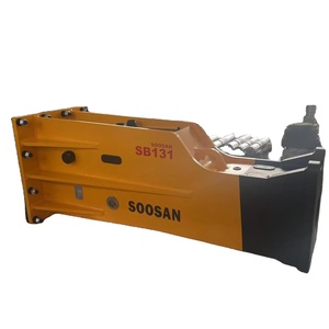 Martillo Hidráulico Silencioso Tipo Caja SB131 Premium para Minería y Construcción |   Cincel de 165 mm |   Amarillo |   Garantía de 1 año | - Product Image 1