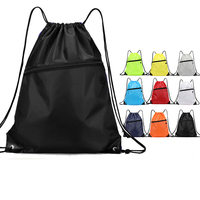 Sacs à cordon personnalisés de haute qualité pour le sport, la remise en forme et les voyages, sac à dos imperméable en polyester 210d, sac à cordon pas cher