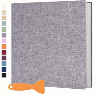 Álbum de Fotos Grande de Color Sólido, Álbumes Autoadhesivos para Librería, 20 Hojas/40 Páginas, Almacenamiento de Fotos de Bebés, Familiares, Aniversarios y Bodas - Product Image 1
