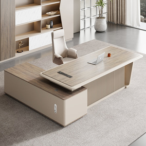 <span class=keywords><strong>Scrivania</strong></span> Direzionale Moderna Laccata con Cassetto e Mobile Laterale, Arredamento per <span class=keywords><strong>Ufficio</strong></span>, <span class=keywords><strong>Scrivania</strong></span> Esecutiva per <span class=keywords><strong>Computer</strong></span> - Product Image 6