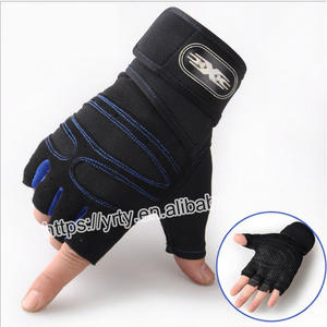 Guantes de entrenamiento para levantamiento de pesas para hombre y mujer, manopla parcial solo Para manchas de callos, ideal para levantamiento de pesas, ejercicio - Product Image 1