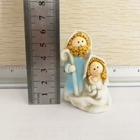 Artisanat et ornements en résine populaires (1 pièce) pour le Scène de la Nativité de Jésus (Thème religieux)