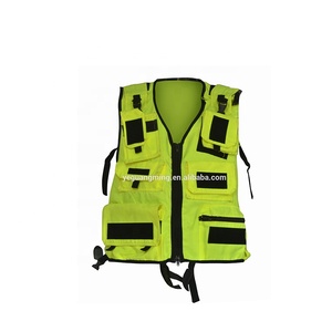 Chaleco Reflectivo Thiết Bị Dây An Toàn Công Nghiệp Áo Khoác Công Cụ Làm Việc Áo <span class=keywords><strong>Vest</strong></span> An Toàn Có Túi - Product Image 3