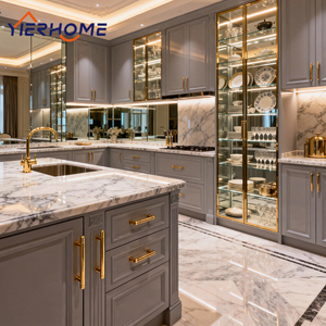 Gabinetes de Cocina Modulares Modernos y Ecológicos, Juego Completo con Grifo y Bisagras para Apartamento, Suministro Directo de Fábrica en China - Product Image 1
