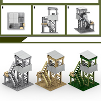 Maquette de Blocs de Construction Tour de Garde - Kit en Plastique de la Seconde Guerre Mondiale à Assembler - Collection pour Enfants - Ensemble de Blocs de Construction