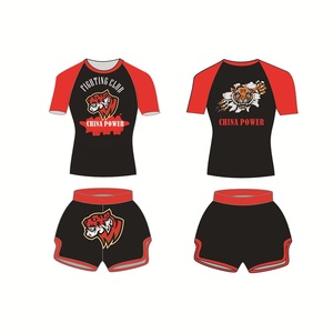 Ropa de Entrenamiento de <span class=keywords><strong>Artes</strong></span> <span class=keywords><strong>Marciales</strong></span>, Boxeo, Lucha, <span class=keywords><strong>Sanda</strong></span>, Logotipo Personalizado en la Parte Delantera, Secado Rápido, Transpirable, Poliéster - Product Image 6