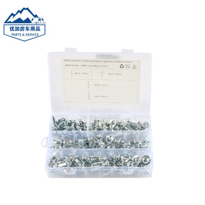 Rivets à sertir Iqihui M4 M5 M6 M8 en acier au carbone pour plastique, lot de 100 pièces - Product Image 1