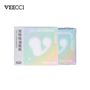 Ensemble de papier buvard d'huile portable de haute qualité 100 pièces - Product Image 1