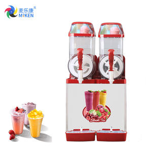 Machine à slush glacé commerciale pour hôtel et restaurant <span class=keywords><strong>SM212</strong></span> 950W 2 réservoirs 12L*2, fabricant de machines à slush glacé - Product Image 1