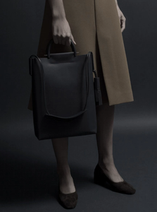 Sac fourre-tout noir en PU à chaînes ouvertes, sac à bandoulière minimaliste tendance pour les trajets quotidiens et les voyages - Product Image 4