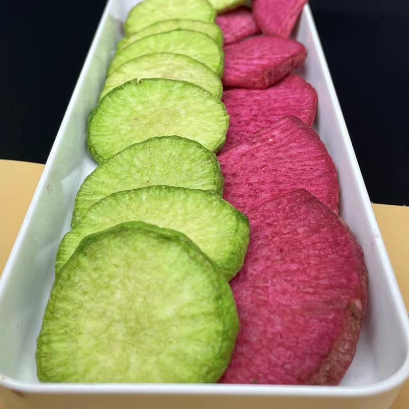 Crispy Healthy Mixed Radish Chips Vacuum