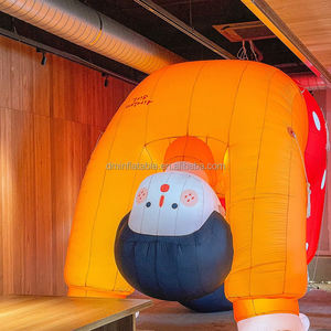 Özel yapılmış yüksek kaliteli şişme kız büyük şişme sanat kadın modeli balon çay ekran için - Product Image 3