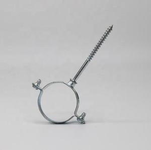 M7 Carbon Steel Thickness 0.8/1.0mm One Ring Throat Hoop Pipe <b>Clamp</b> with Rubber Inch - Product Image 2