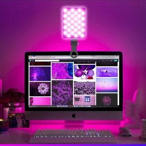 Xách tay <span class=keywords><strong>LED</strong></span> Selfie ánh sáng cho iPhone Samsung Ipad Điện thoại di động máy tính xách tay Clip sạc <span class=keywords><strong>Flash</strong></span> Fill ảnh video nhiếp ảnh Đèn - Product Image 4