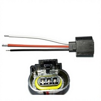 Adaptateur de prise femelle H13 9008, câble de connexion, faisceau de câblage, fiche de raccordement, phare automobile, lampe, 3 fils, 15 cm, 18 AWG