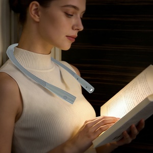 EGH Flexible Rechargeable Hands-free Gooseneck Adjustable Neck Lamp LED Neck <b>Wrap</b> Reading Book Light - Product Image 2