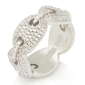 Anillo Exclusivo de Plata de Ley 925 con Diamante Moissanite VVS, Joyería Fina Unisex Estilo Hip Hop Personalizada para Cada Ocasión - Product Image 2