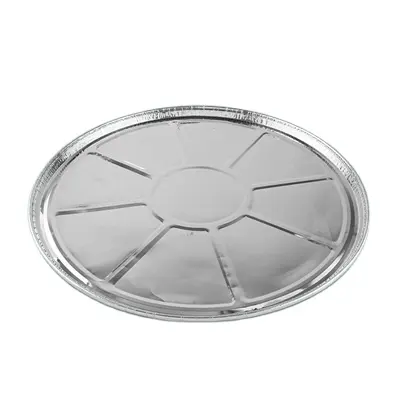 Gestanzte Aluminium folien behälter Flaches Catering-Aluminium tablett für Einweg-Pizza-Backformen
