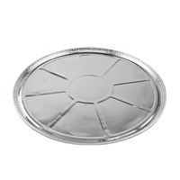 Barquettes en aluminium perforées, plat de service en aluminium plat pour pizzas jetables, moules à pâtisserie