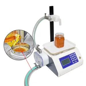 Semi-automatic Liquid Weighing Filling Machine Honey Batch Honey Filling Edible Oil Filling Machine For Viscous Liquid Honey