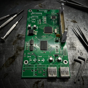 Placa de Circuito Impreso Multicapa HASL ENIG FR-4, Ensamblaje de PCB con 1-3oz de Espesor de Cobre para Medidor de Humedad Agrícola, Fabricante OEM de PCBA, Placa de Circuito de Alta Resistencia al Temperatura (Tg) - Product Image 3