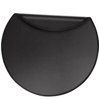 24 "& 36" Cape ignifuge résistant au feu en fibre de verre BBQ Grill Cover Outdoor Lawn Fire Pit Scroll Mat-Accessoire en tissu