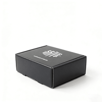 Boîtes personnalisées avec logo de marque gothique, impression couleur CMYK, design bicolore, emballage en carton, boîte d'expédition, boîte de livraison