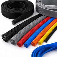Gaine tressée extensible en PET pour la gestion des câbles