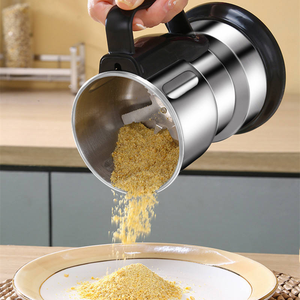 Moulin à café, épices, grains, sel, poivre, électrique automatique, en acier inoxydable, petit modèle personnalisé - Product Image 2