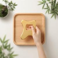 Outil Gua Sha en laiton massif pour la relaxation musculaire et le massage des tissus profonds, grattoir corporel en forme de papillon