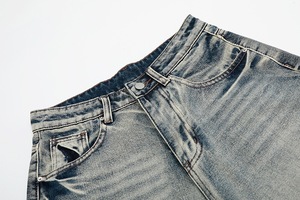 Nuevos Jeans Americanos de Verano de Tiro Alto para Mujer, Estilo Vintage Desgastado, Ajuste Holgado, Sexy y Estilizador, Largo Siete Ocho Partes - Product Image 6
