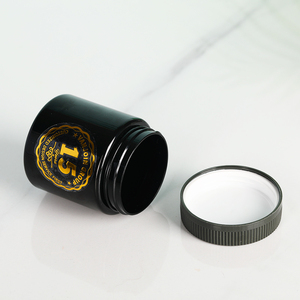 Botellas de Plástico Personalizadas de 8oz y 10oz, Botellas de Medicina de PET HDPE Negro con Tacto Suave, Envases con Tapa de Rosca - Product Image 4